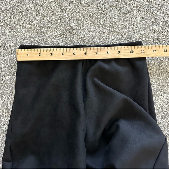Commando Faux Suede High Waist Leggings Size Small Black NEW - Picture 5 of 7